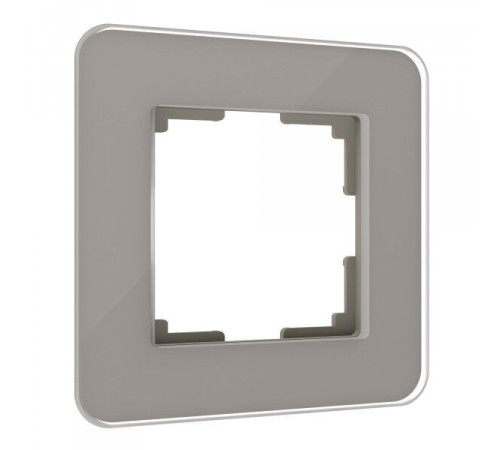 Рамка из стекла на 1 пост Elite дымчатый W0012417