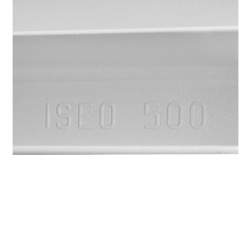Радиатор алюминиевый Global ISEO 500 12 секций боковое подключение RAL 9010 IS05001012