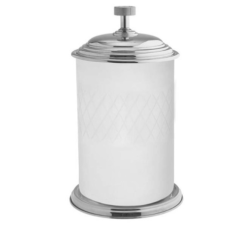 Ведро мусорное напольное Boheme Royal Cristal хром 10934-CR