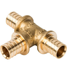 Тройник аксиальный STOUT равнопроходный для труб из PEX 20x20x20 мм SFA-0013-000020