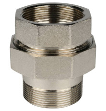 Соединение разъемное STOUT американка ВН никелированное 2 O-ring SFT-0041-000002
