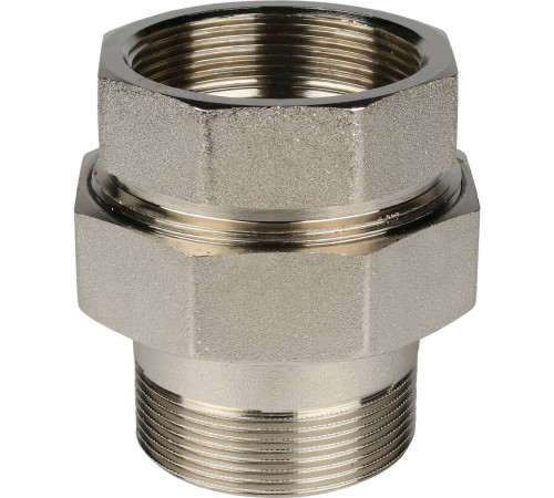 Соединение разъемное STOUT американка ВН никелированное 2 O-ring SFT-0041-000002