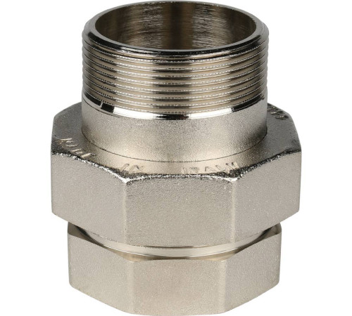 Соединение разъемное STOUT американка ВН никелированное 2 O-ring SFT-0041-000002