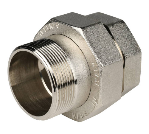 Соединение разъемное STOUT американка ВН никелированное 2 O-ring SFT-0041-000002