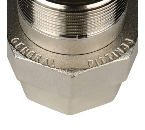 Соединение разъемное STOUT американка ВН никелированное 2 O-ring SFT-0041-000002