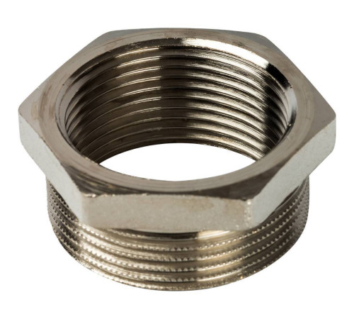 Футорка никелированная STOUT 1 1/4x1 SFT-0029-001141