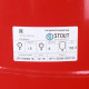 Расширительный бак STOUT STH-0006 для отопления 150 л красный STH-0006-000150