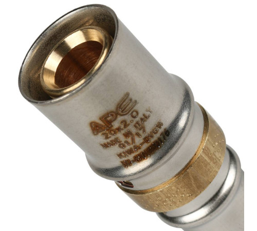 Муфта переходная STOUT 20x16 мм для металлопластиковых труб пресс SFP-0004-002016