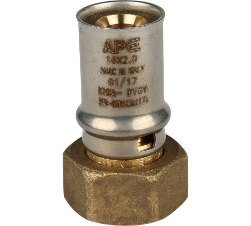 Переходник прессовый STOUT с накидной гайкой 1/2 x 16 SFP-0016-001216