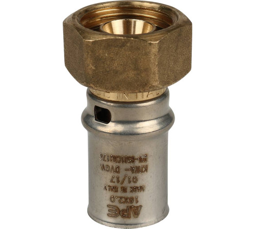 Переходник прессовый STOUT с накидной гайкой 1/2 x 16 SFP-0016-001216