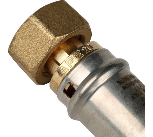 Переходник прессовый STOUT с накидной гайкой 1/2 x 20 SFP-0016-001220