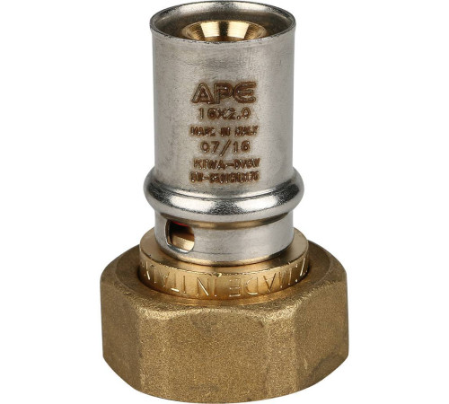 Переходник прессовый STOUT с накидной гайкой 3/4 x 16 SFP-0016-003416
