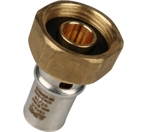 Переходник прессовый STOUT с накидной гайкой 3/4 x 16 SFP-0016-003416