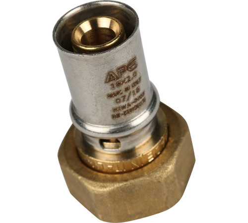 Переходник прессовый STOUT с накидной гайкой 3/4 x 16 SFP-0016-003416