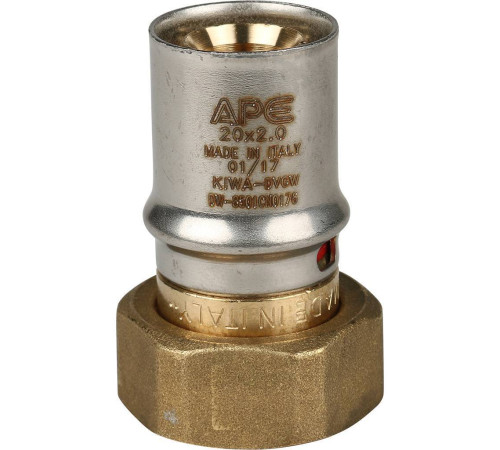 Переходник прессовый STOUT с накидной гайкой 3/4 x 20 SFP-0016-003420