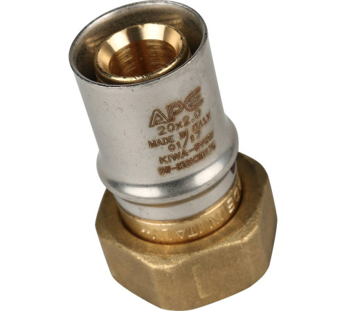 Переходник прессовый STOUT с накидной гайкой 3/4 x 20 SFP-0016-003420