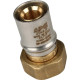 Переходник прессовый STOUT с накидной гайкой 3/4 x 20 SFP-0016-003420