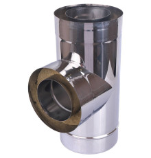 Тройник дымохода Jeremias DW317 90° D130 мм ДКВ317 130