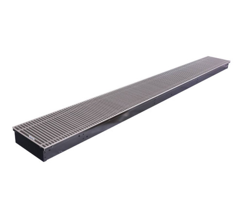 Конвектор внутрипольный STOUT SCN 80x240x2200 мм с роликовой решёткой SCN-1100-0824220