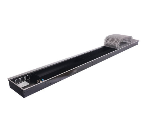 Конвектор внутрипольный STOUT SCN 80x240x2200 мм с роликовой решёткой SCN-1100-0824220
