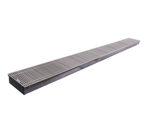 Конвектор внутрипольный STOUT SCN 80x240x2600 мм с роликовой решёткой SCN-1100-0824260