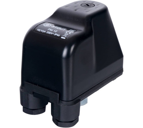 Реле давления STOUT PM12G 3-12 бар 1/4 с накидной гайкой SCS-0001-000012