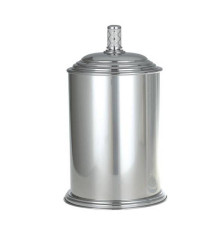 Ведро мусорное Boheme Murano круглое напольное хром 10907-W-CR