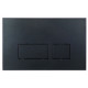 Кнопка смыва для инсталляции Boheme пластик 26.3х1.5х16.6 см черный 664-B