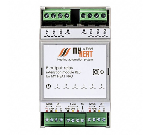 Релейный блок расширения MyHeat RL6 RL6