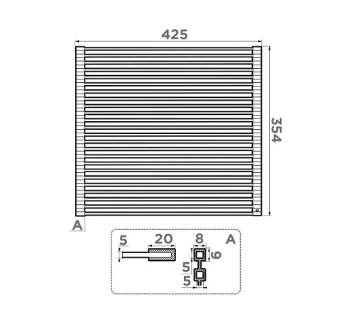 Ролл-мат OMOIKIRI ROLL-02-IN нержавеющая сталь 4997004