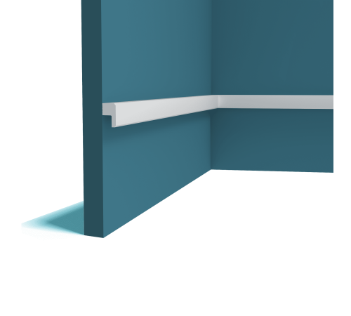 Молдинг финишный Perfect Plus P179 из ударопрочного полимера 30х12х2000 мм P179