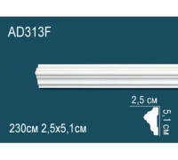 Молдинг гибкий Perfect AD313F полиуретановый 2000х20х10 мм AD313F