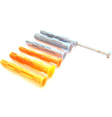 Комплект саморез DIN 571 8x100 мм и дюбель фасадный 10x100 мм 50 шт. 1498879