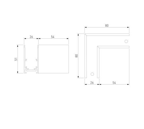 Slim Magnetic Коннектор угловой для накладного шинопровода черный 85090/11 85090/11