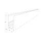 Slim Magnetic Шинопровод накладной черный (2 м) 85084/00 85084/00