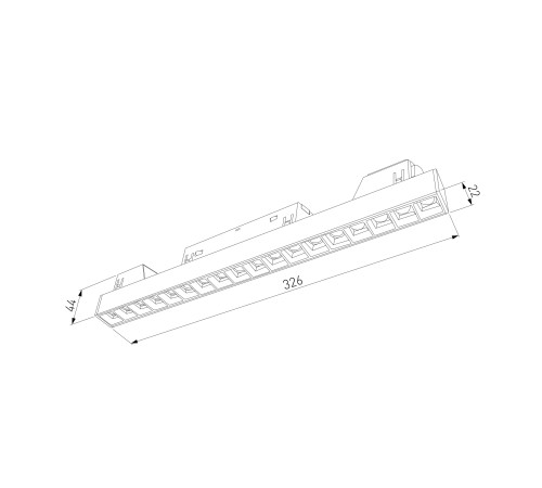 Slim Magnetic SL03 Трековый светильник 18W 4200K черный 85006/01 85006/01