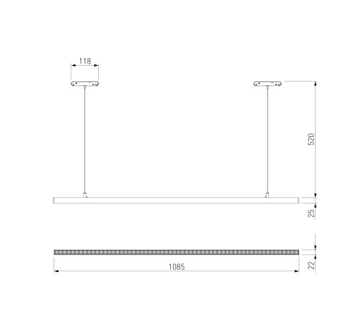 Slim Magnetic Трековый светильник 48W 4000K Vilo чёрный 85108/01 85108/01