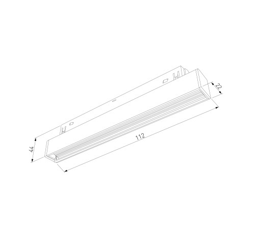 Slim Magnetic WL01 Трековый светильник 6W 4200K черный 85007/01 85007/01