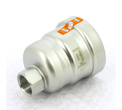 Заглушка пресс из нержавеющей стали Viega Sanpress Inox 64х3/4 ВР с дренажным отверстием 578183