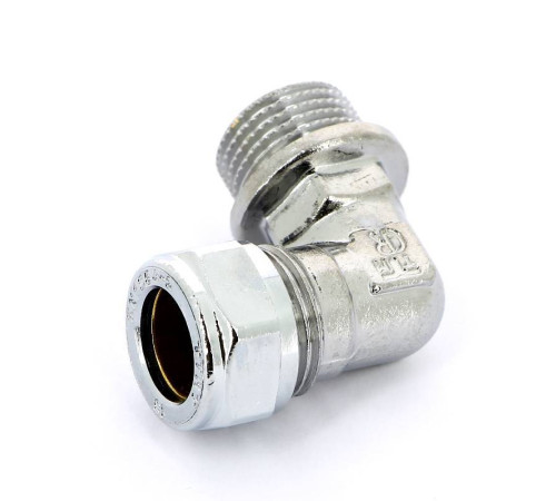 Угол обжимной хромированный Tiemme 15х1/2 наружная резьба 1130040