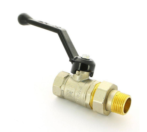 Кран шаровой LD Pride НВ 1/2 полнопроходной с разъемным соединением ручка 47.307.15