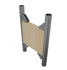 Пластина монтажная HOMMET для крепления дополнительных элементов 300х300 мм 1743842