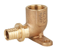 Угольник аксиальный настенный Gappo бронзовый 20 мм x 3/4 ВР 1441646