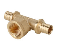 Тройник аксиальный Gappo G842.2020.20 20-Rp 3/4-20 латунь G842.2020.20