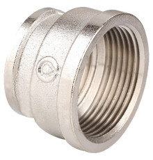 Муфта переходная Gappo ВР-ВР никелированная 3/4х1/2 НС-1441343