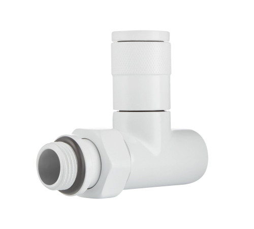 Набор дизайн-вентилей Royal Thermo PIANO прямой белый 1/2 RTE 07.007