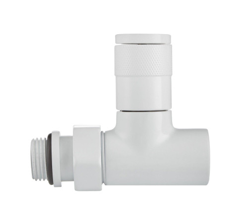 Набор дизайн-вентилей Royal Thermo PIANO прямой белый 1/2 RTE 07.007