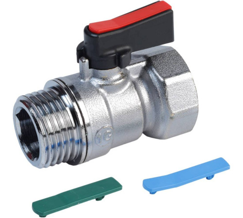 Кран шаровой Giacomini R851 мини ВР-НР 1/2 с набором вставок R851X003