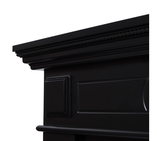 Портал для камина Firelight Bianco 30 черная эмаль 1536143