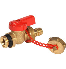 Кран шаровой Giacomini R608D выпускной 1/2 НР с рукояткой R608DY053